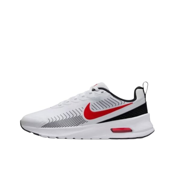 Nike Air Max Nuaxis White Red Black Mens Running Shoes FD4329 104 NEW - Picture 4 of 7